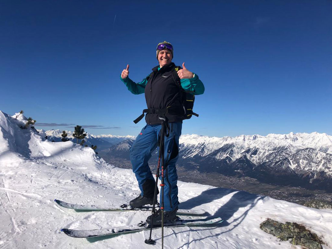Skitour in den Tiroler Bergen